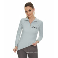 Gray High Quality Women equestrian Base Layer